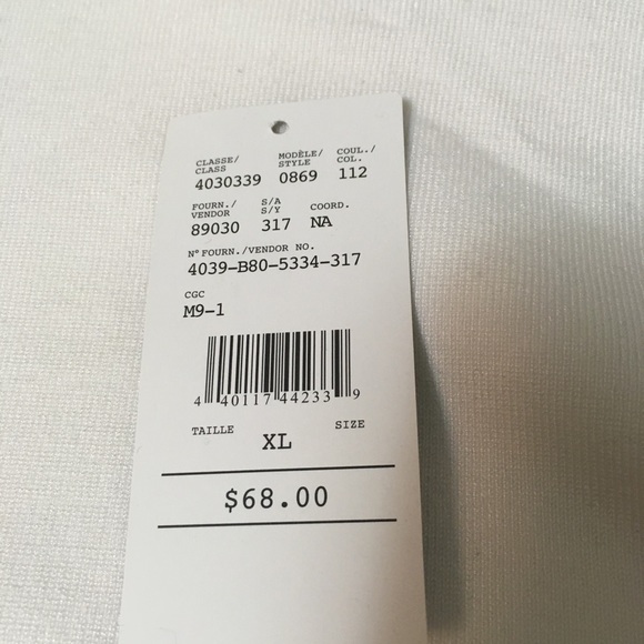 Laura petites short sleeve cowl sweater.  XL cream coloured.  NWOT. - Picture 4 of 5